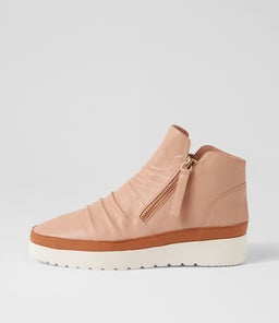 ABARCY DF DK NUDE DK TAN LEATHER