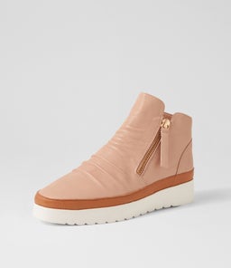ABARCY DF DK NUDE DK TAN LEATHER