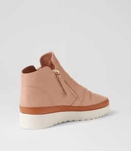 ABARCY DF DK NUDE DK TAN LEATHER