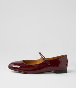 CURIOUS DF BURGUNDY PATENT LEATHER