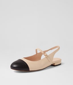 CLEMEN DF BLACK CREAM LEATHER