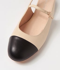 CLEMEN DF BLACK CREAM LEATHER