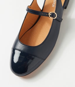 CLEMEN DF NAVY PATENT LEATHER