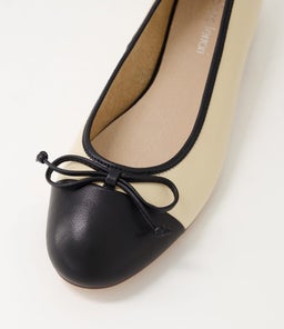 CONVINCE DF BLACK CREAM LEATHER