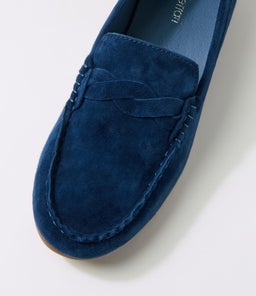 ELIAN DF NAVY SUEDE