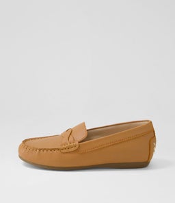 ELIAN DF DK TAN LEATHER