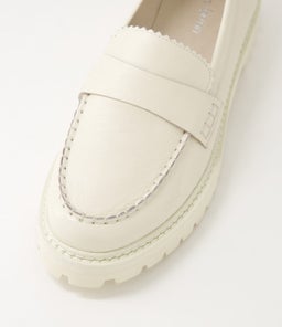 MINRO DF CREAM CREAM SOLE LEATHER