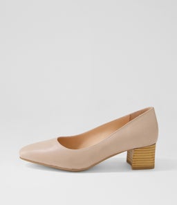 OLEDIA DF CAPPUCCINO NATURAL HEEL LEATHER