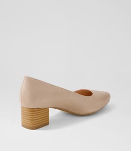 OLEDIA DF CAPPUCCINO NATURAL HEEL LEATHER