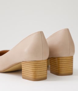OLEDIA DF CAPPUCCINO NATURAL HEEL LEATHER