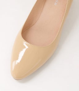 OLEDIA DF NUDE PATENT LEATHER
