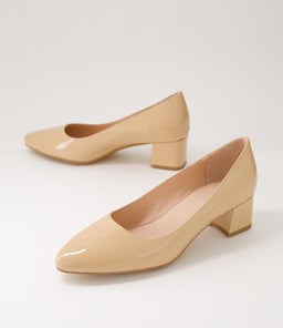 OLEDIA DF NUDE PATENT LEATHER