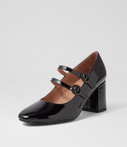 RAID DF BLACK PATENT LEATHER