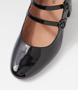 RAID DF BLACK PATENT LEATHER