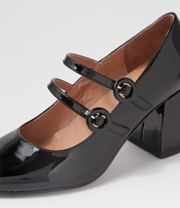 RAID DF BLACK PATENT LEATHER