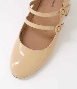 RAID DF NUDE PATENT LEATHER