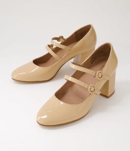 RAID DF NUDE PATENT LEATHER