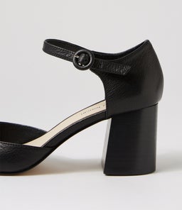 READI DF BLACK BLACK HEEL LEATHER