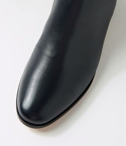 SIMSIN DF NAVY LEATHER STRETCH SMOOTH