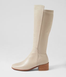 SIMSIN DF ALMOND LEATHER STRETCH SMOOTH