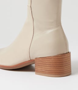 SIMSIN DF ALMOND LEATHER STRETCH SMOOTH