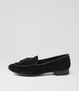 TADA DF BLACK SUEDE LEATHER