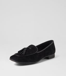 TADA DF BLACK SUEDE LEATHER