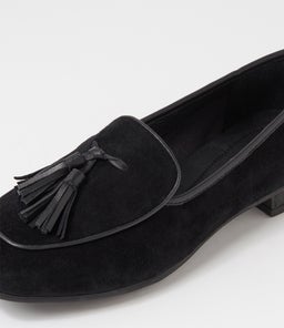 TADA DF BLACK SUEDE LEATHER