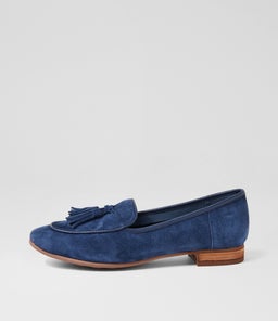 TADA DF NAVY SUEDE LEATHER