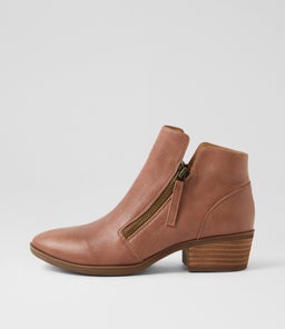 Zoner Coco Natural Leather Ankle Boots Zoner Coco Natural Leather Ankle Boots