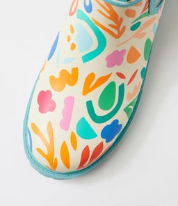 SPLASHY DF BOTANICAL BLUE GUMBOOT