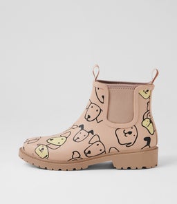 Splashy Blush Poochie Gumboot Ankle Boots Splashy Blush Poochie Gumboot Ankle Boots