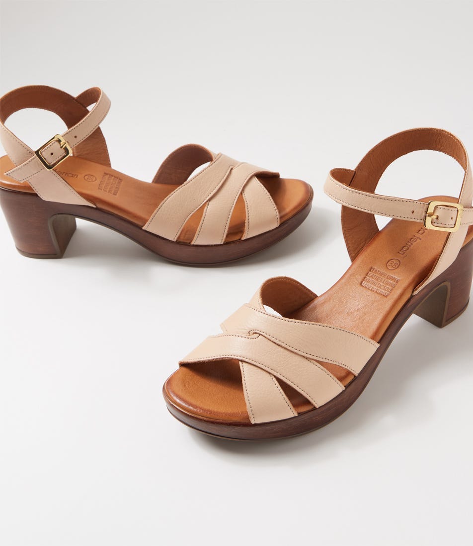 Biza Nude Leather Sandals Shop Online at Williams