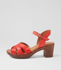 BIZA DF RED LEATHER
