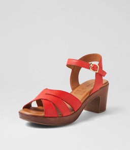 BIZA DF RED LEATHER