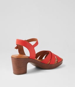 BIZA DF RED LEATHER