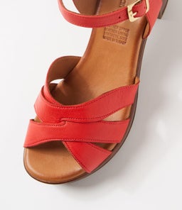 BIZA DF RED LEATHER