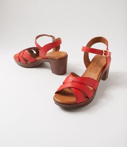 BIZA DF RED LEATHER
