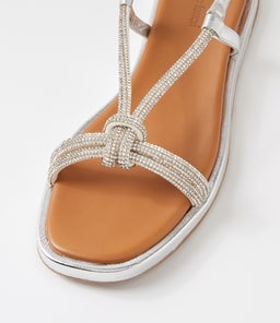CHEEKIES DF SILVER LEATHER JEWELS