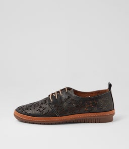 BOASE DF BLACK TAN LEATHER