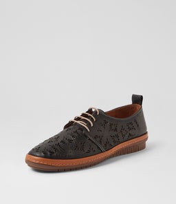 BOASE DF BLACK TAN LEATHER