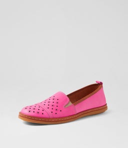 CICKY DF FUCHSIA TAN LEATHER