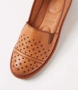 CICKY DF TAN TAN LEATHER