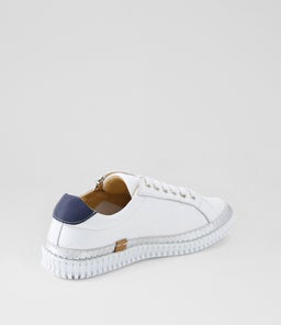 JAYDES DF WHITE NAVY LEATHER