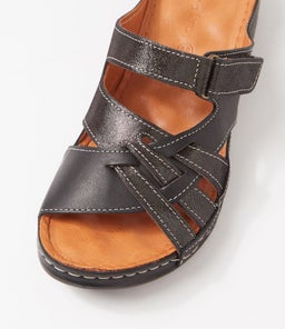 NIAMO DF BLACK PEWTER LEATHER