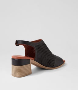 UELA DF BLACK LEATHER