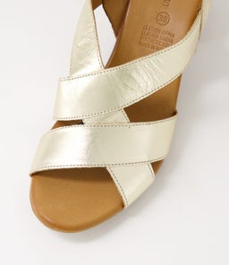 WYSH DF PALE GOLD LEATHER