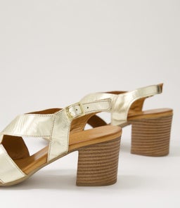 WYSH DF PALE GOLD LEATHER