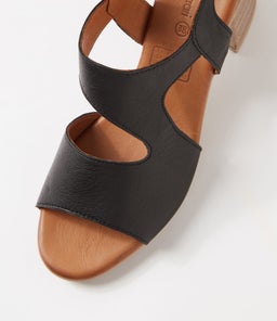 WALTZIN DF BLACK LEATHER