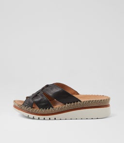 INDIS DF BLACK LEATHER